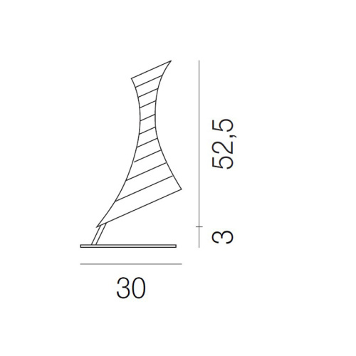 Настольная лампа LT TWISTER G TO GR фото 4