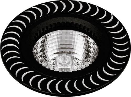 Точечный светильник VENETO GU5.3 002 BK/AL