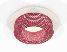 Комплект встраиваемого светильника Ambrella light Techno Spot XC7621022 SWH/PI белый песок/розовый (C7621, N7193)