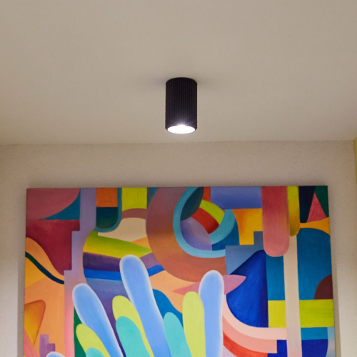 Накладной потолочный светильник GU10 черный DLN112 GU10 фото 4