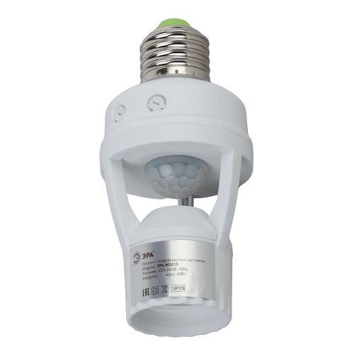 Датчик движения инфракрасный ЭРА MD 015 Б0043792 Датчик движения инфракрасный ЭРА MD 015 Б0043792