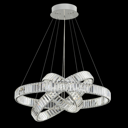 Citilux Чезаре CL338381 LED Люстра хрустальная с пультом Хром фото 5 Citilux Чезаре CL338381 LED Люстра хрустальная с пультом Хром фото 5