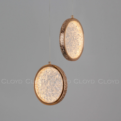 Подвесной светильник Cloyd RINGONE-A P1 / Ø20 см - золото (арт.11147) фото 3