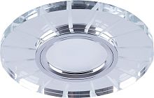 Светильник встраиваемый с LED подсветкой Feron CD982 потолочный MR16 G5.3 прозрачный, хром