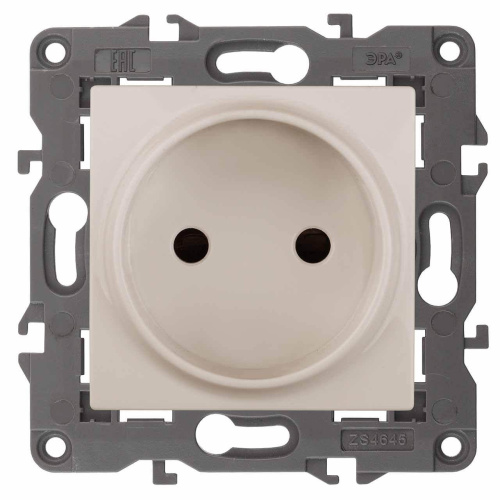 Розетка ЭРА Elegance 2P 16A 250V 14-2105-02 Б0034285 Розетка ЭРА Elegance 2P 16A 250V 14-2105-02 Б0034285