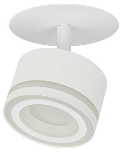 Светильник встраиваемый ЭРА DK114 WH под лампу GX53 поворотный белый Б0059789 фото 4