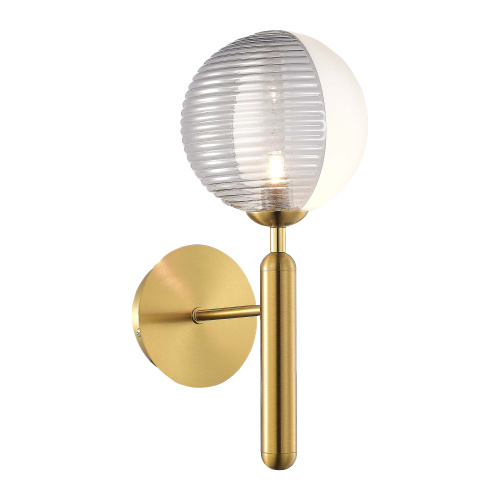 SLE1096-201-01 Светильник настенный Матовое золото/Белый, Дымчатый G9 LED 1*5W AVEIRO фото 3