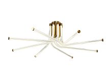 Люстра потолочная латунь LED 168Вт D83см Zortes LORA ZRS.57784.08