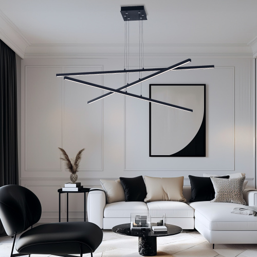 Citilux Стиг CL203231 LED Люстра подвесная с пультом Чёрный фото 11 Citilux Стиг CL203231 LED Люстра подвесная с пультом Чёрный фото 11
