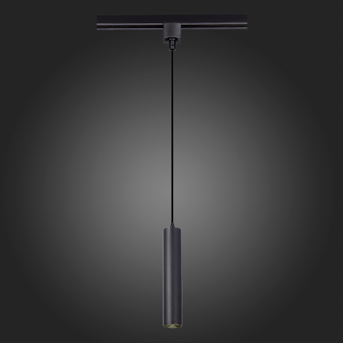 ST151.406.01 Светильник трековый Черный GU10 1*50W IP20 D54xH290 220V Без ламп BASE фото 4