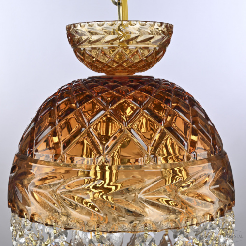Подвесной светильник 5478/22 G Amber/M-1F Leafs K721 Bohemia Ivele Crystal (Богемия Ивеле Кристалл) фото 3 Подвесной светильник 5478/22 G Amber/M-1F Leafs K721 Bohemia Ivele Crystal (Богемия Ивеле Кристалл) фото 3