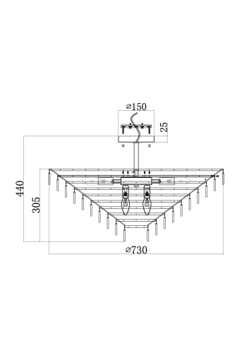 Потолочный светильник Maytoni MOD130CL-14G фото 2