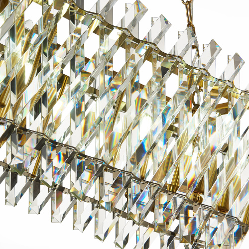 SL1170.303.10 Светильник подвесной ST-Luce Латунь/Прозрачный E14 10*40W FABIO фото 12