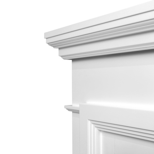 Каминокомплект MARCO/СМАРТ Белый матовый с очагом Электроочаг MOONBLAZE LUX/МУНБЛЕЙЗ фото 8