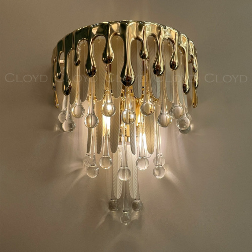 Бра Cloyd CAPULETTI W2 / выс. 32 см - золото (арт.20335) фото 3 Бра Cloyd CAPULETTI W2 / выс. 32 см - золото (арт.20335) фото 3