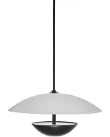 Чёрный подвесной светильник "Риом"