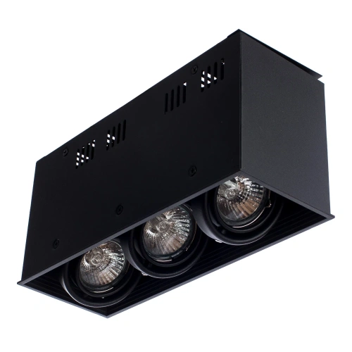 Точечный накладной светильник Arte Lamp CARDANI PICCOLO A5942PL-3BK фото 3