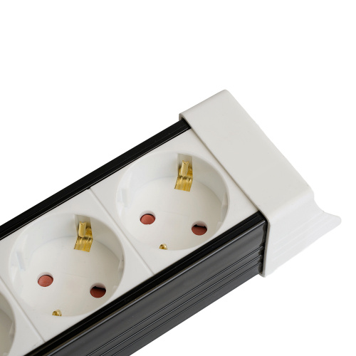 Сетевой фильтр 3-местный с/з STEKKER 3x1мм2, 5 м, 250В, 16А, серия Techno, HM22-31-05, белый фото 5