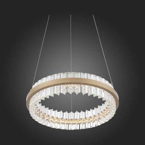 SL383.203.01 Светильник подвесной ST-Luce Золотистый/Золотистый, Прозрачный LED 1*34W 3000K CHERIO фото 6