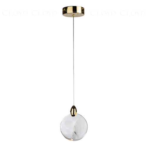 Подвесной светильник Cloyd GLOCK-B P1 / Ø12 см - золото (арт.11624) фото 3