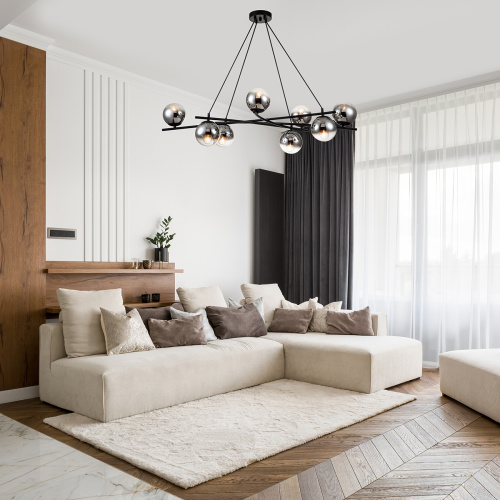 Подвесной светильник Escada 1119/8S E14*40W Black фото 2