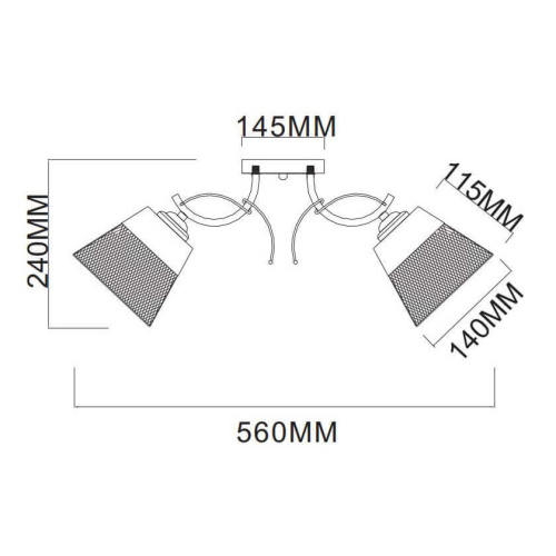 Потолочная люстра Rivoli Helma 9067-305 Б0047521 фото 2