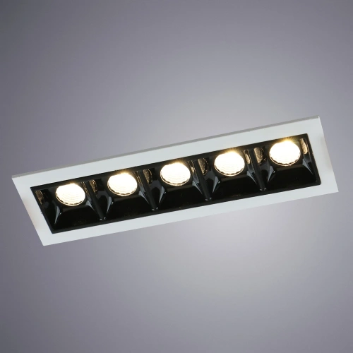 Точечный встраиваемый светильник Arte Lamp GRILL A3153PL-5BK фото 2