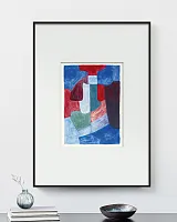 Интерьерное жикле "Bleue, verte et rouge"