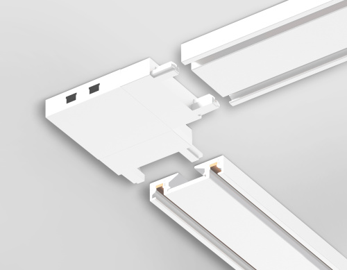Коннектор угловой токопроводящий Magnetic Ultra slim 26 48В белый фото 3 Коннектор угловой токопроводящий Magnetic Ultra slim 26 48В белый фото 3