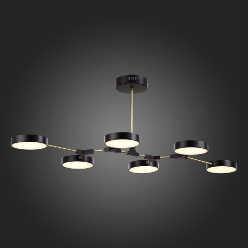 SLE6004-402-06 Светильник потолочный Черный, Латунь/Черный LED 6*10W MONTA фото 8