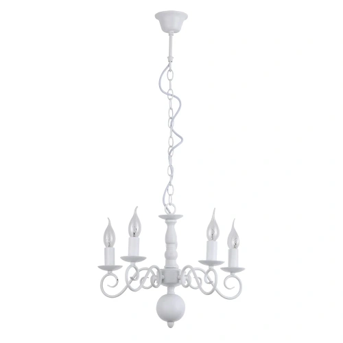 Подвесная люстра Arte Lamp ISABEL A1129LM-5WH Подвесная люстра Arte Lamp ISABEL A1129LM-5WH