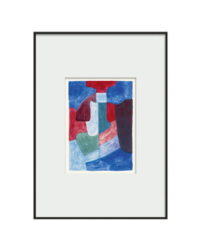 Интерьерное жикле "Bleue, verte et rouge" фото 2 Интерьерное жикле "Bleue, verte et rouge" фото 2
