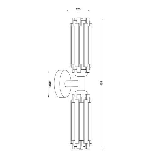 Бра Passion Brass FL1219-2W