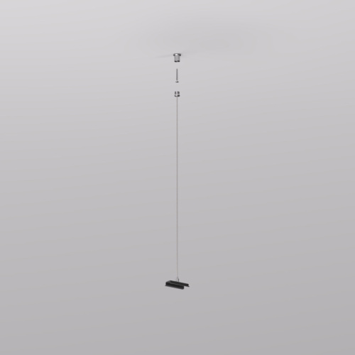 TR2126-BK Механический подвес для трека SMART BASE, IP20, 1.5м, черный, алюминий фото 4
