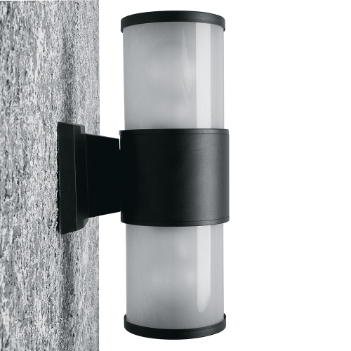 Светильник садово-парковый Feron DH0903,на стену вверх/вниз,  E27 230V, черный фото 3