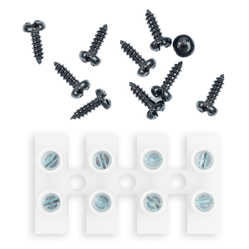 Распределительная коробка STEKKER LD554, количество вводов: 10, поликарбонат, нейлон, цвет черный, размер 183.1*163,1*59,4мм. фото 8