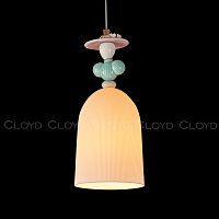 Подвесной светильник Cloyd LOTTIE-E P1 / Ø15 см - керамика - золото (арт.11894)