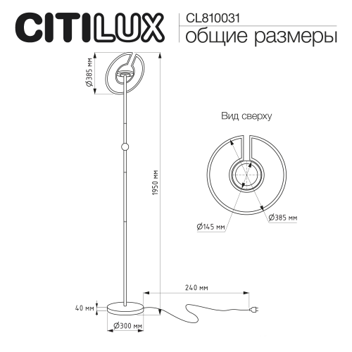 Citilux LOONG CL810031 LED RGB Торшер с пультом Чёрный фото 16 Citilux LOONG CL810031 LED RGB Торшер с пультом Чёрный фото 16