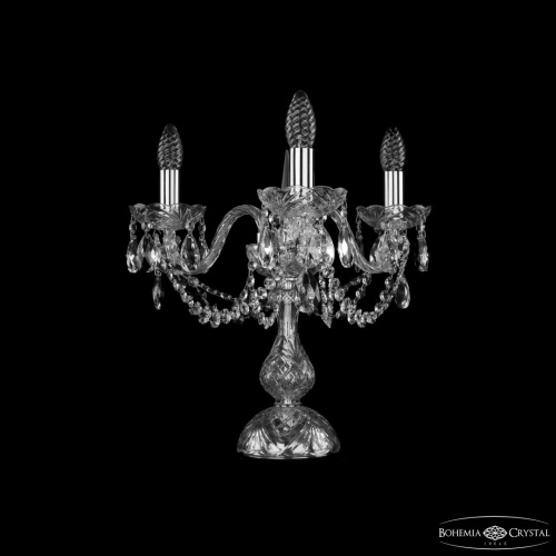 Настольная лампа с хрустальными подвесками 1402L/3/141-39 Ni Bohemia Ivele Crystal (Богемия Ивеле Кристалл) Настольная лампа с хрустальными подвесками 1402L/3/141-39 Ni Bohemia Ivele Crystal (Богемия Ивеле Кристалл)