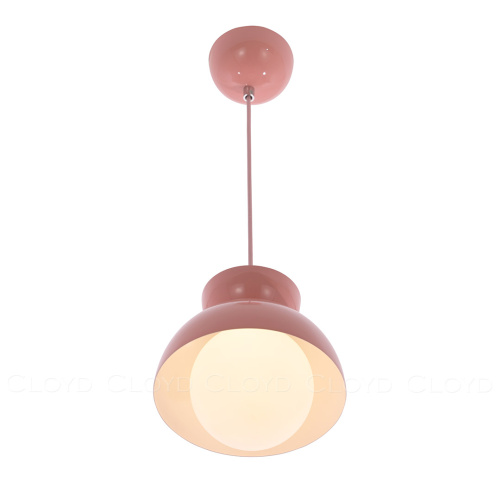 Подвесной светильник Cloyd ERMA-A P1 / Ø20 см - коралловый (арт.11340)