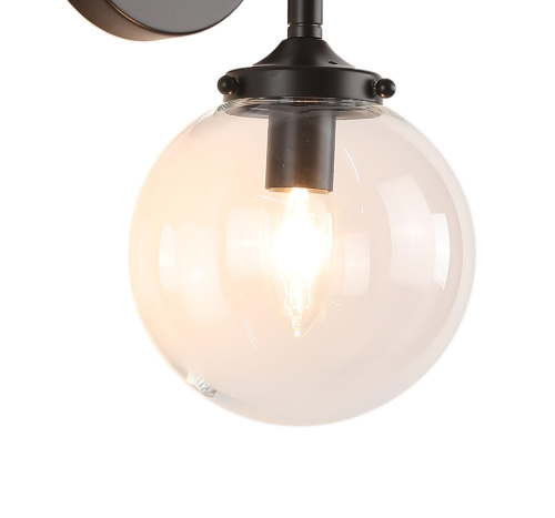 Бра черное E14 30см Zortes LAMPADY ZRS.79903.1 фото 5