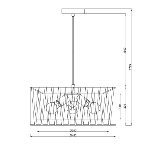 Подвесной светильник Escada 10181/3S E27*60W Black/Silver фото 5
