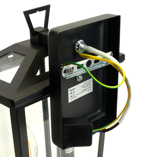 Светильник садово-парковый Feron PL751 на стену вниз  60W E14 230V, черный фото 6