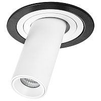 i617264 Светильник INTERO TUBO LED 10W 500LM 60G ЧЕРНЫЙ/БЕЛЫЙ 4000K (217617+217264)