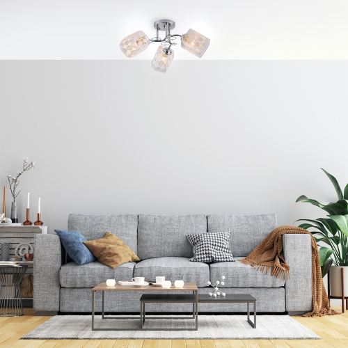 Потолочный светильник Escada 1106/3PL E27*40W Chrome фото 5 Потолочный светильник Escada 1106/3PL E27*40W Chrome фото 5