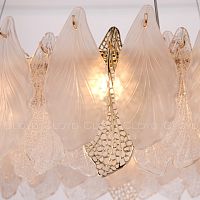 Люстра Cloyd SENEGAL-B C18 / Ø80 см - с золотыми листьями - золото (арт.11172)