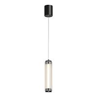 Уценка SL6224.403.01 Светильник подвесной ST-Luce Черный/Прозрачный LED 1*8W 4000K BAMBOO
