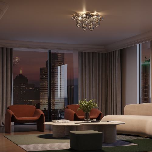 Потолочный светильник Maytoni MOD133CL-04CH фото 8 Потолочный светильник Maytoni MOD133CL-04CH фото 8