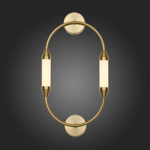 SL6004.301.02 Бра ST-Luce Латунь/Белый LED 2*4W 3000K OLBIA фото 6