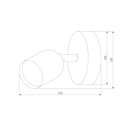 Спот TK Lighting 6265 Top Black White фото 3